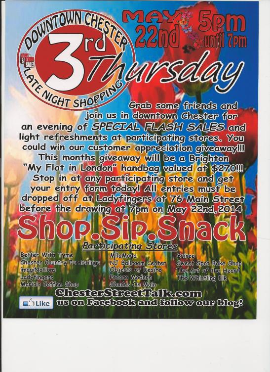 shopping and dining chester nj