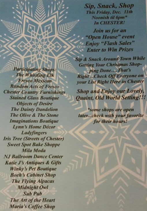 shopping and dining in chester nj